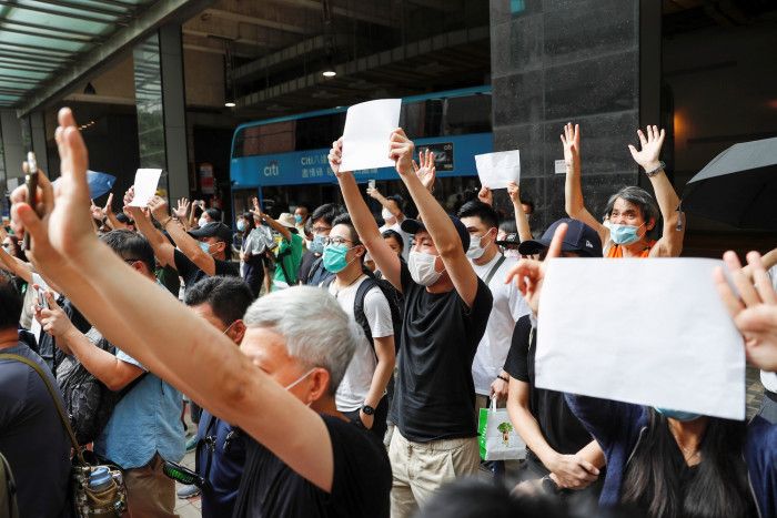 Hong Kong court bans protest anthem