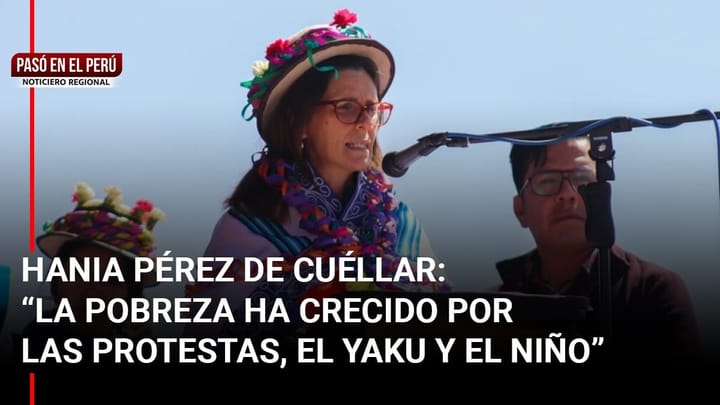 Pasó en el Perú | Puno: Hania Pérez: "La pobreza ha crecido por las protestas, el Yaku y el Niño" | Inforegión