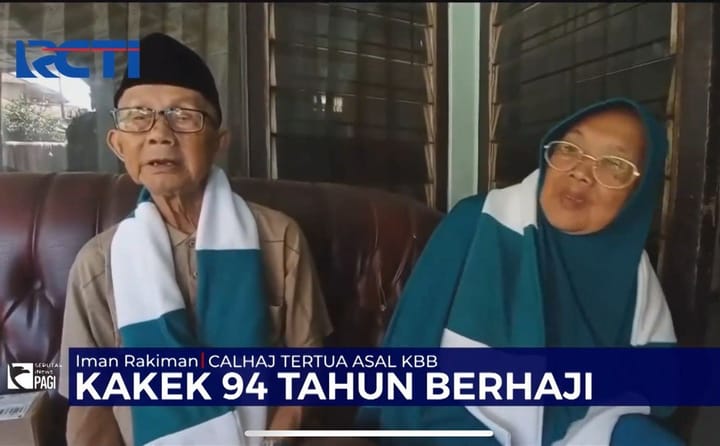 Nabung dari Hasil Tani, Kakek 94 Tahun Pergi Haji : Okezone Haji