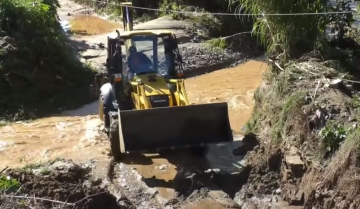 Varias comunidades están incomunicadas por inundaciones en Constanza