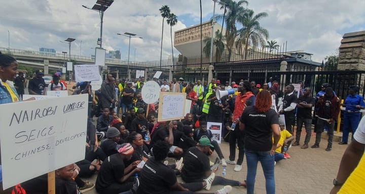 Civil Society groups hold protest in Nairobi over orceful evictions