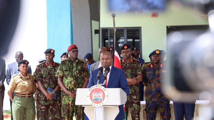 Kindiki vows close ties with KDF to build public trust