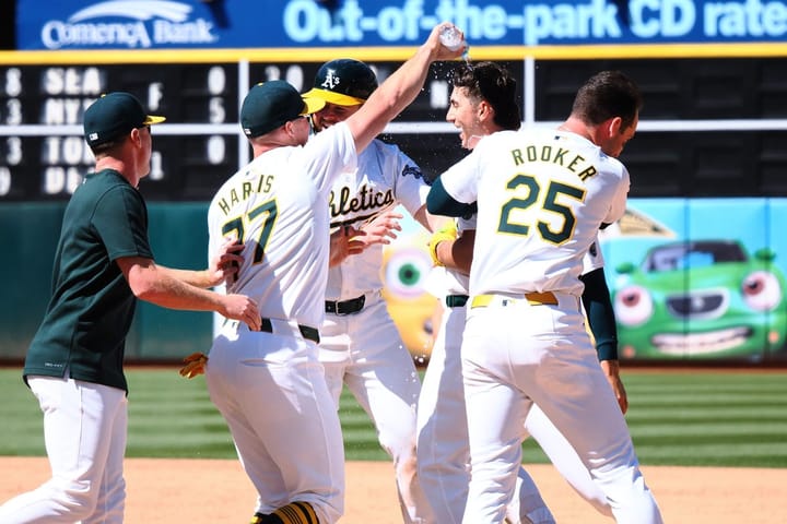 A's 'fight' on full display in epic comeback win over Rockies