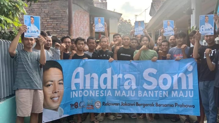 Pilgub Banten 2024, Andra Soni dapat Dukungan dari Milenial dan Gen Z