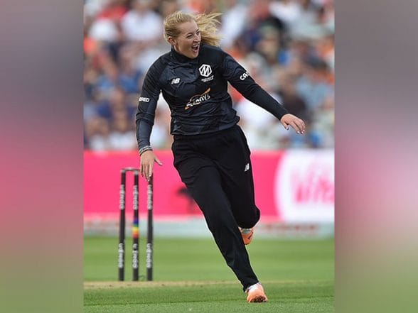 Sports News | Sophie Ecclestone Becomes Fastest Cricketer to Complete 100 ODI Wickets in Women's Cricket | LatestLY