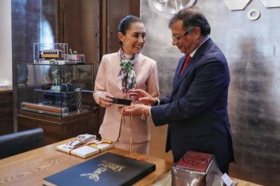 Mandatario de Colombia felicitó a presidenta electa de México