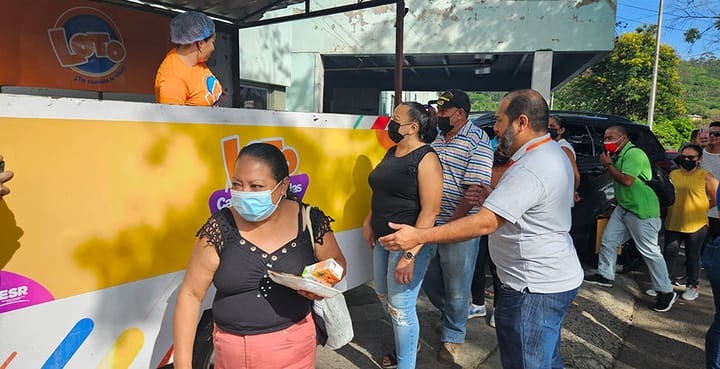 LOTO presente en el Hospital Escuela con "Alimentos para todos" - Diario La Tribuna