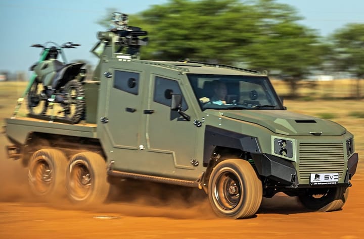 South Africa's armoured cars show off their muscle at Securex 2024