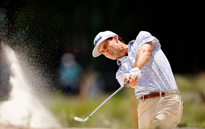 He was the last man into the U.S. Open. Now he's in the top 10