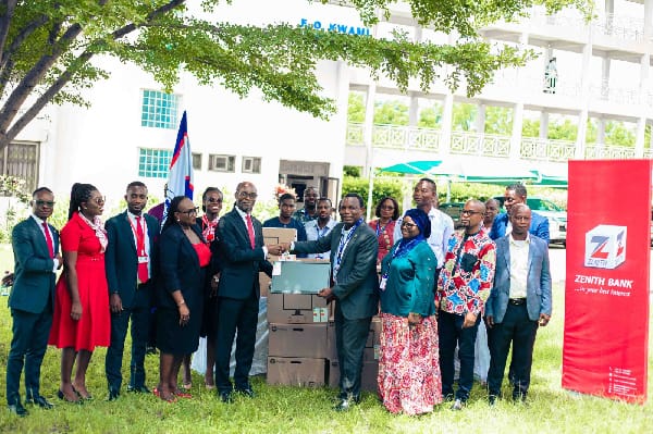 Zenith Bank Ghana donates laptops and computers to KNUST and Ho Technical University