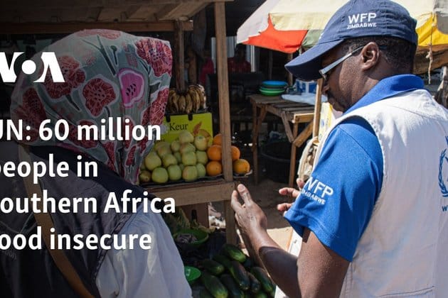 UN: 60 million people in southern Africa food insecure