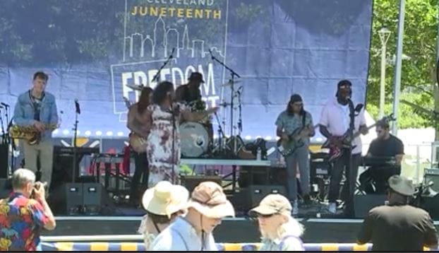 WATCH: Cleveland's Juneteenth Freedom Fest brings people downtown