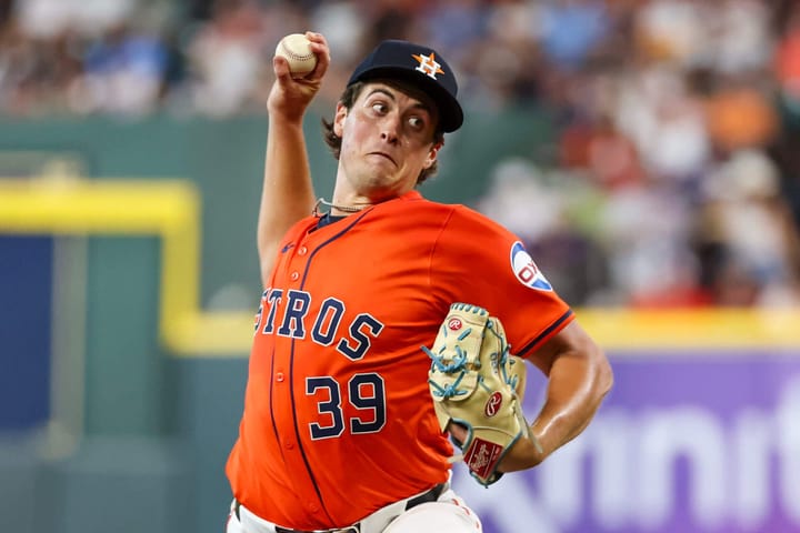 Jake Bloss joins the Astros' lengthy list of injured starting pitchers